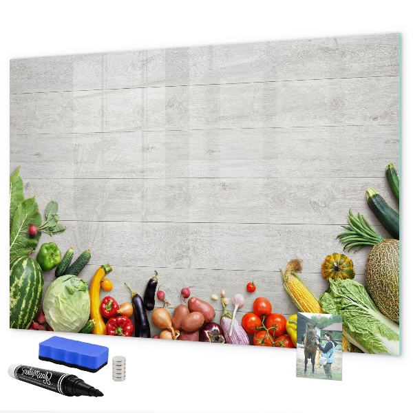Magnettafel zum schreiben Ein kreativer Raum für Erinnerungen und Fotos
