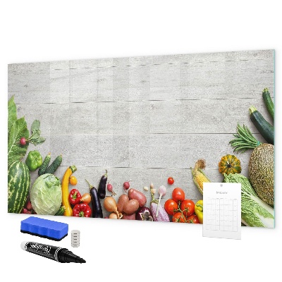 Magnettafel zum schreiben Ein kreativer Raum für Erinnerungen und Fotos