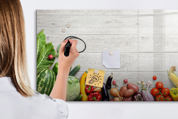 Magnettafel zum schreiben Ein kreativer Raum für Erinnerungen und Fotos