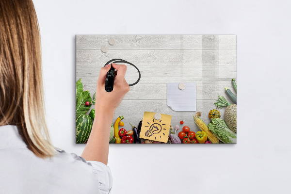 Magnettafel zum schreiben Ein kreativer Raum für Erinnerungen und Fotos