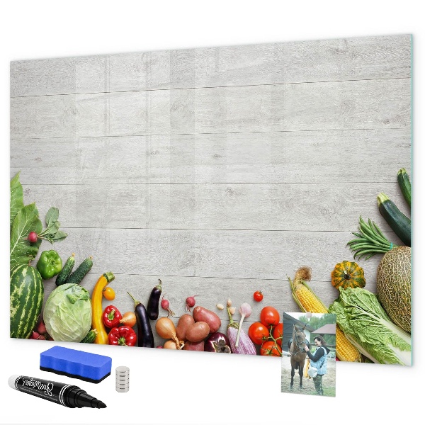 Magnettafel zum schreiben Ein kreativer Raum für Erinnerungen und Fotos
