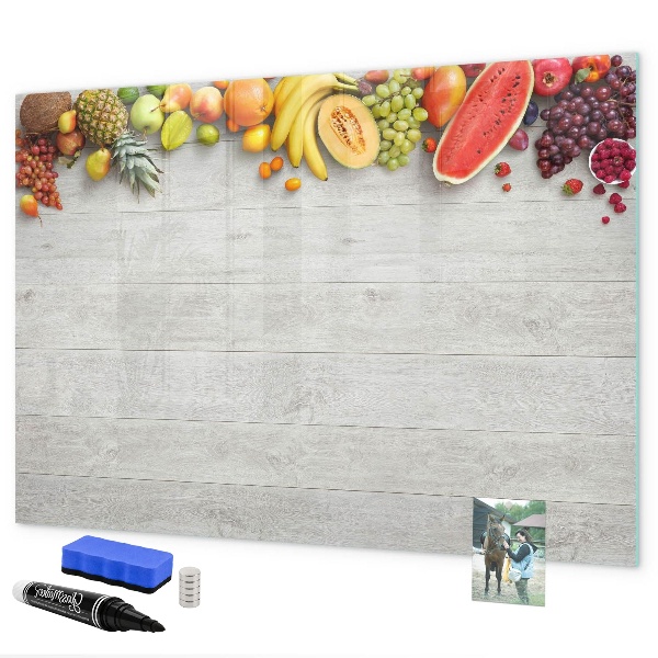 Magnettafel zum schreiben Farbenfrohes Foto-Präsentationsset