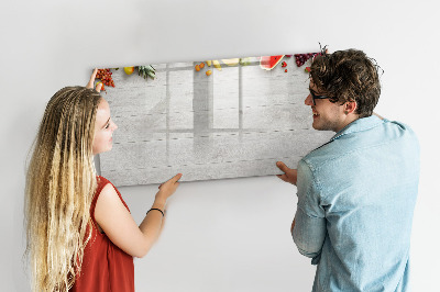 Magnettafel zum schreiben Farbenfrohes Foto-Präsentationsset