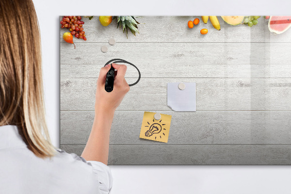 Magnettafel zum schreiben Farbenfrohes Foto-Präsentationsset
