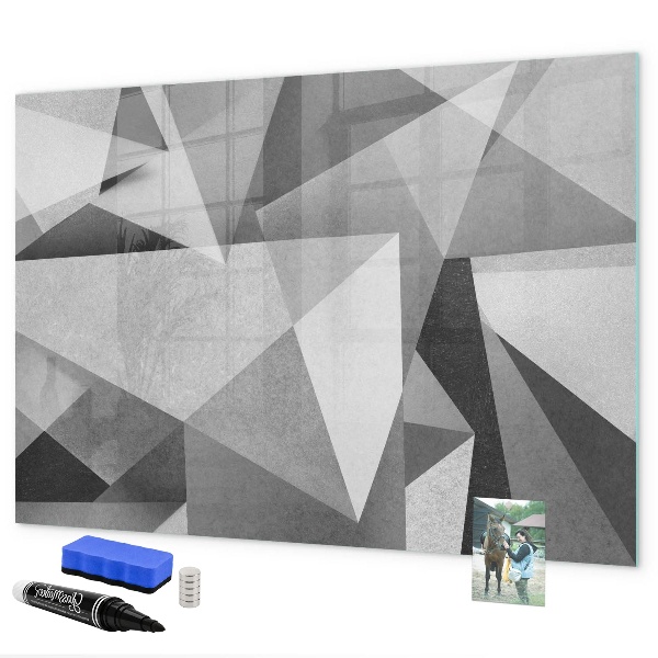 Magnettafel zum schreiben Moderne Tafel für Notizen und Fotos