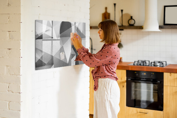 Magnettafel zum schreiben Moderne Tafel für Notizen und Fotos