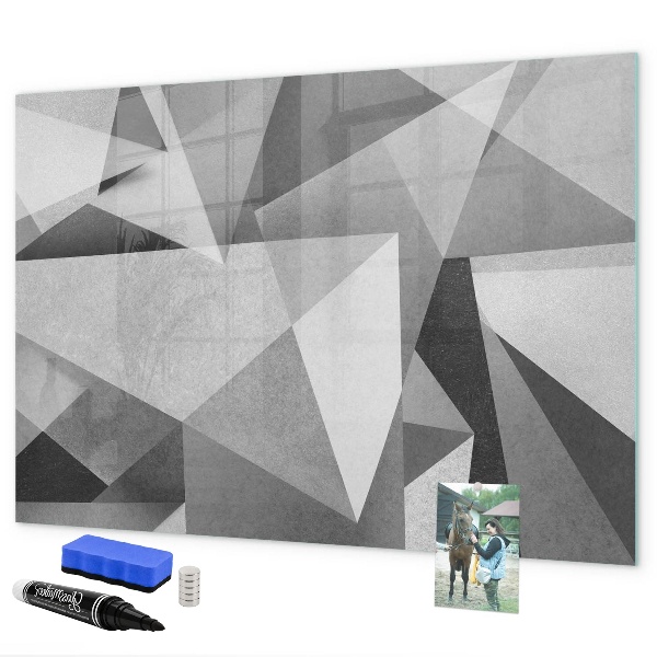 Magnettafel zum schreiben Moderne Tafel für Notizen und Fotos