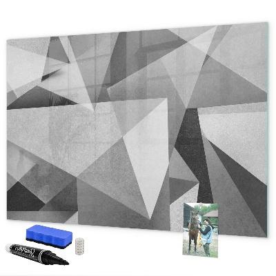 Magnettafel zum schreiben Moderne Tafel für Notizen und Fotos