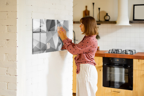 Magnettafel zum schreiben Moderne Tafel für Notizen und Fotos