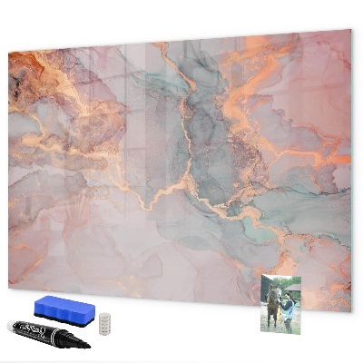 Schreib magnettafel Eine elegante Tafel für Notizen und Fotos