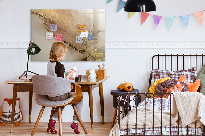 Magnettafel zum schreiben Moderne Pinnwand für Fotos und Notizen