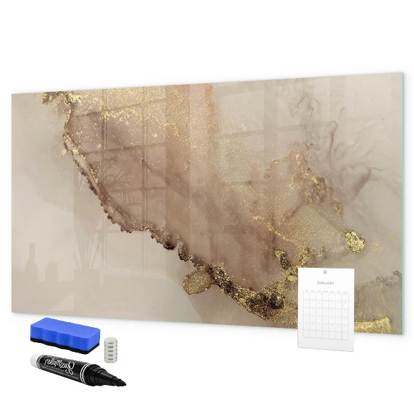 Magnettafel zum schreiben Moderne Pinnwand für Fotos und Notizen