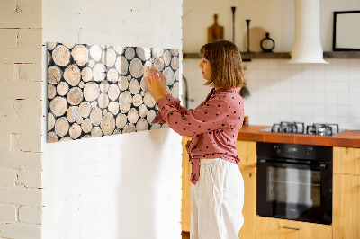 Magnettafel zum schreiben Naturholz in moderner Interpretation