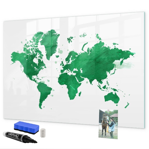Schreib magnettafel Interaktive Karte für Reiseerinnerungen