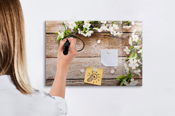 Magnettafel zum schreiben Kreative Pinnwand für Fotos und Notizen