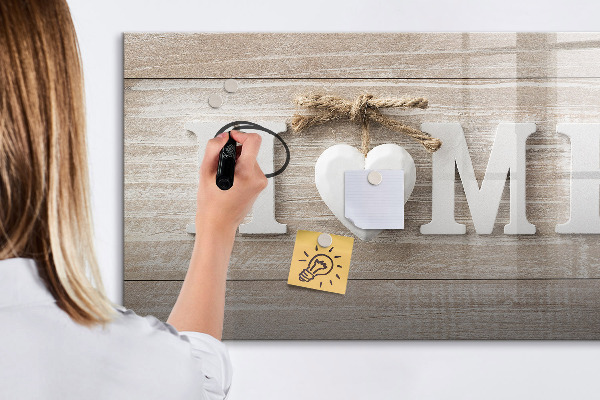 Magnettafel zum schreiben Wanddekoration mit Platz für Fotos