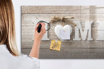 Magnettafel zum schreiben Wanddekoration mit Platz für Fotos