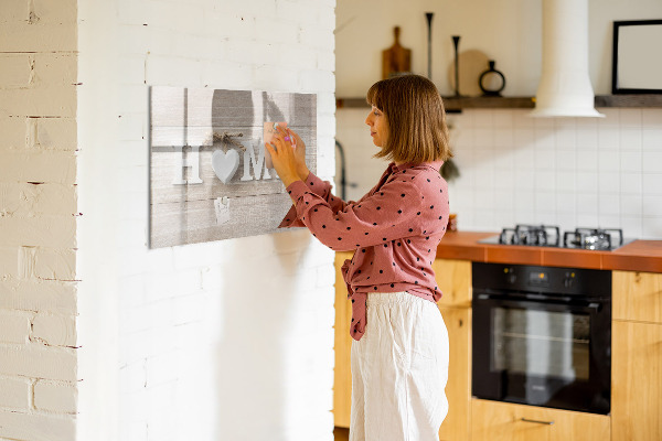 Magnettafel zum schreiben Wanddekoration mit Platz für Fotos