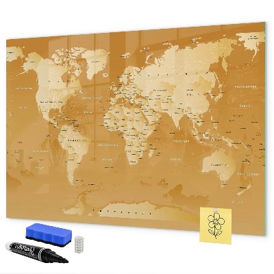 Magnettafel zum schreiben Interaktiver Kartenplaner mit Fotos