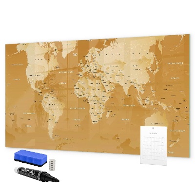 Magnettafel zum schreiben Interaktiver Kartenplaner mit Fotos