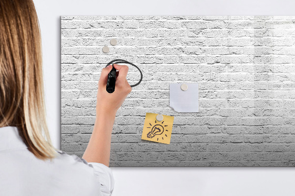 Schreib magnettafel Eine stylische Tafel für Notizen und Fotos