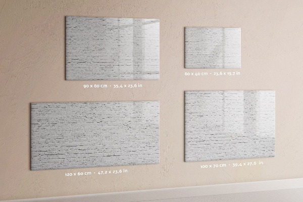 Schreib magnettafel Eine stylische Tafel für Notizen und Fotos