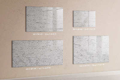 Schreib magnettafel Eine stylische Tafel für Notizen und Fotos