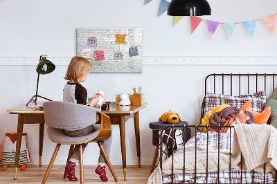 Schreib magnettafel Eine stylische Tafel für Notizen und Fotos