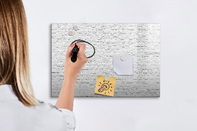 Schreib magnettafel Eine stylische Tafel für Notizen und Fotos