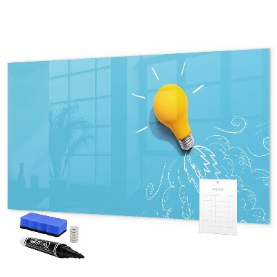 Schreib magnettafel Eine farbenfrohe Tafel zur Präsentation von Fotos