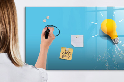 Schreib magnettafel Eine farbenfrohe Tafel zur Präsentation von Fotos