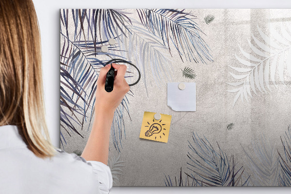 Schreib magnettafel Eine stylische Tafel für Notizen und Fotos