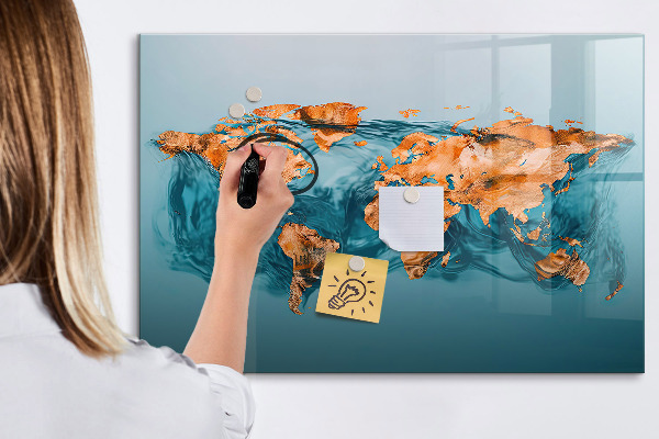Magnettafel zum schreiben Eine interaktive Welt mit persönlichen Fotos