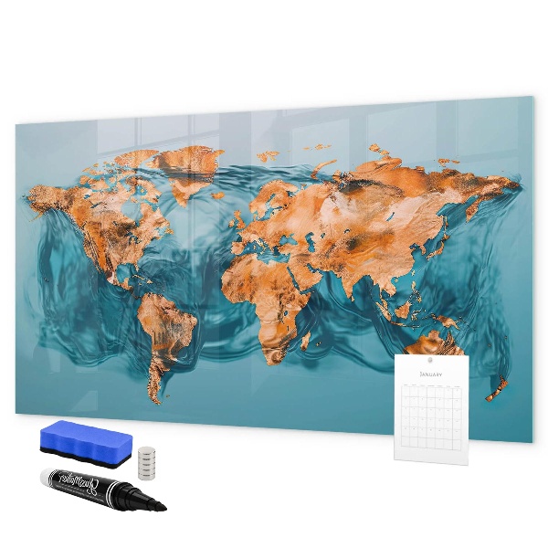 Magnettafel zum schreiben Eine interaktive Welt mit persönlichen Fotos