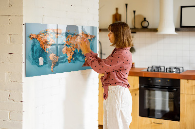 Magnettafel zum schreiben Eine interaktive Welt mit persönlichen Fotos