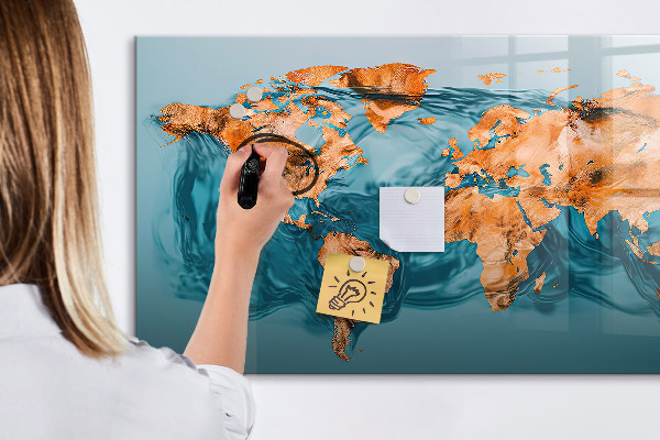 Magnettafel zum schreiben Eine interaktive Welt mit persönlichen Fotos