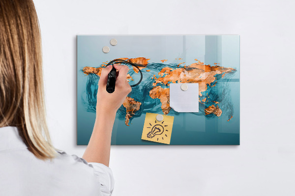 Magnettafel zum schreiben Eine interaktive Welt mit persönlichen Fotos