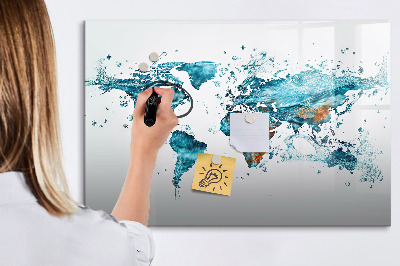 Schreib magnettafel Wasserkarten mit persönlichen Erinnerungen
