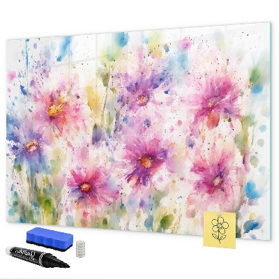 Magnettafel zum schreiben Eine farbenfrohe Tafel für Fotos und Notizen
