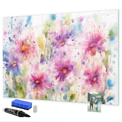 Magnettafel zum schreiben Eine farbenfrohe Tafel für Fotos und Notizen