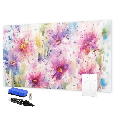 Magnettafel zum schreiben Eine farbenfrohe Tafel für Fotos und Notizen