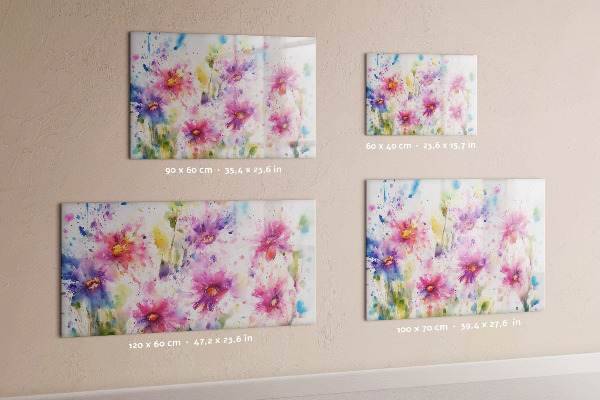 Magnettafel zum schreiben Eine farbenfrohe Tafel für Fotos und Notizen