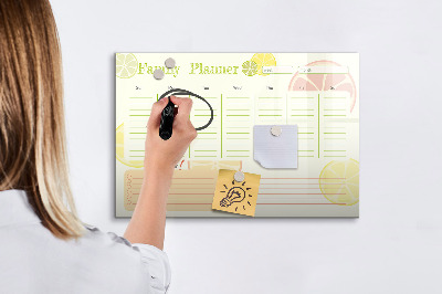 Schreib magnettafel Familienplaner mit Platz für Fotos