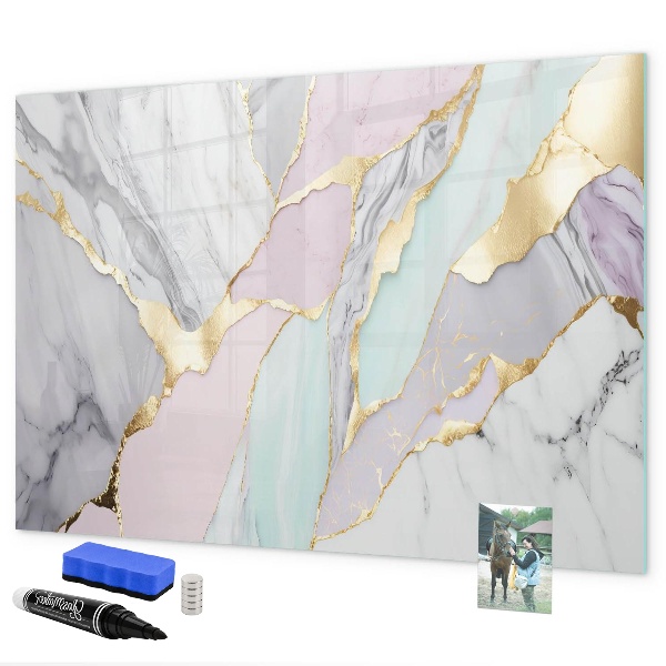 Magnettafel zum schreiben Moderne Tafel für Notizen und Fotos