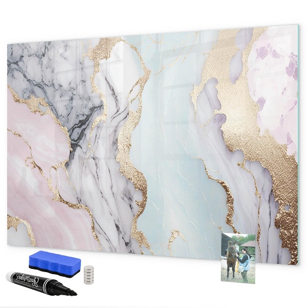 Schreib magnettafel Eine stylische Tafel für Notizen und Fotos