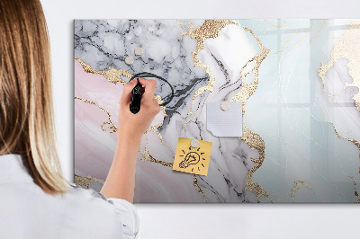 Schreib magnettafel Eine stylische Tafel für Notizen und Fotos