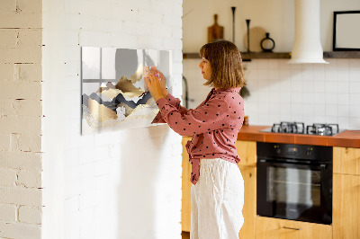 Schreib magnettafel Moderne Pinnwand für Fotos und Notizen