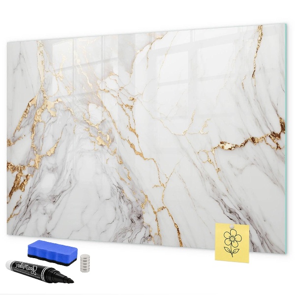 Magnettafel zum schreiben Stilvolle Pinnwand für Fotos und Notizen