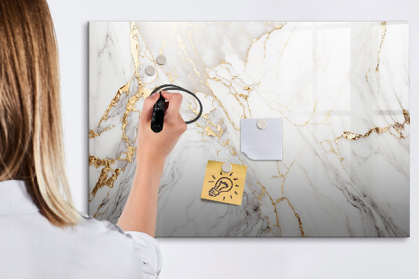 Magnettafel zum schreiben Stilvolle Pinnwand für Fotos und Notizen