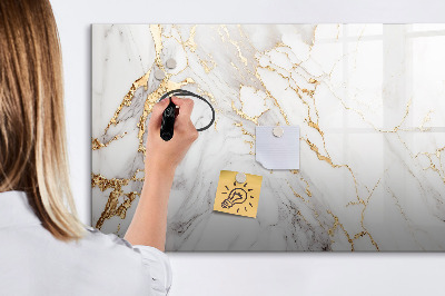 Magnettafel zum schreiben Stilvolle Pinnwand für Fotos und Notizen